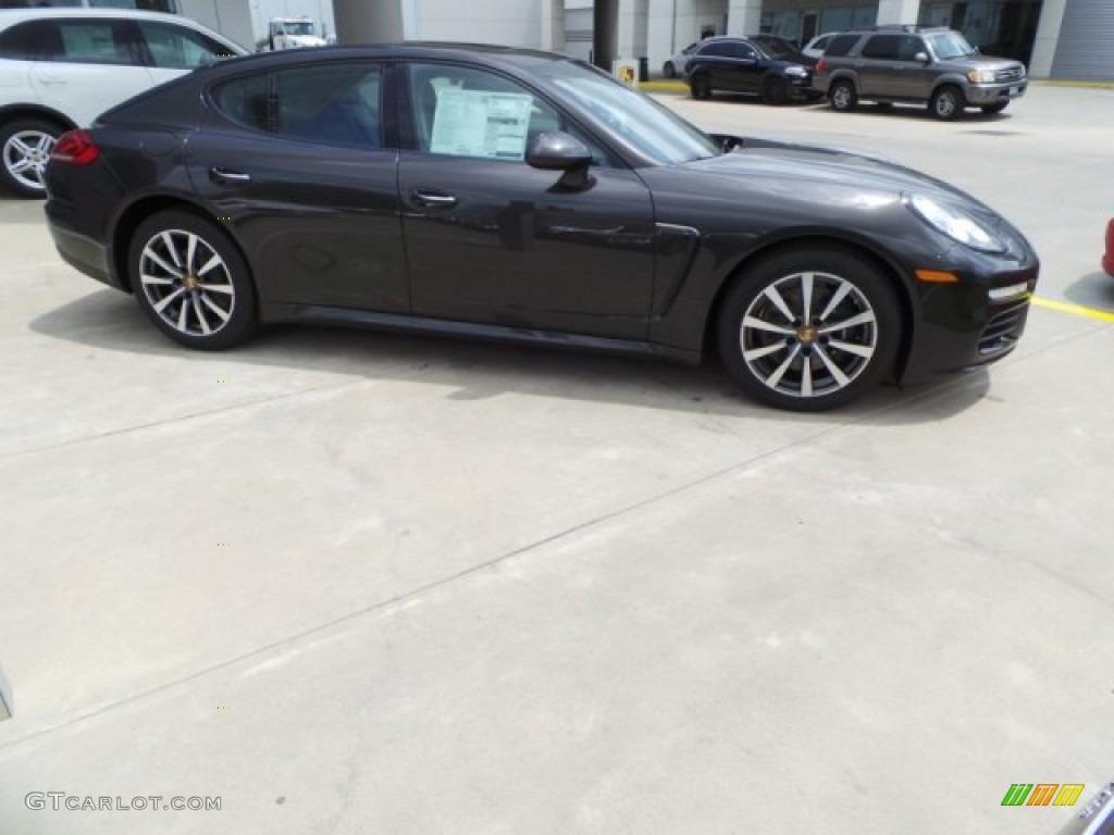 Carbon Grey Metallic 2015 Porsche Panamera Standard Panamera Model Exterior Photo #103993174