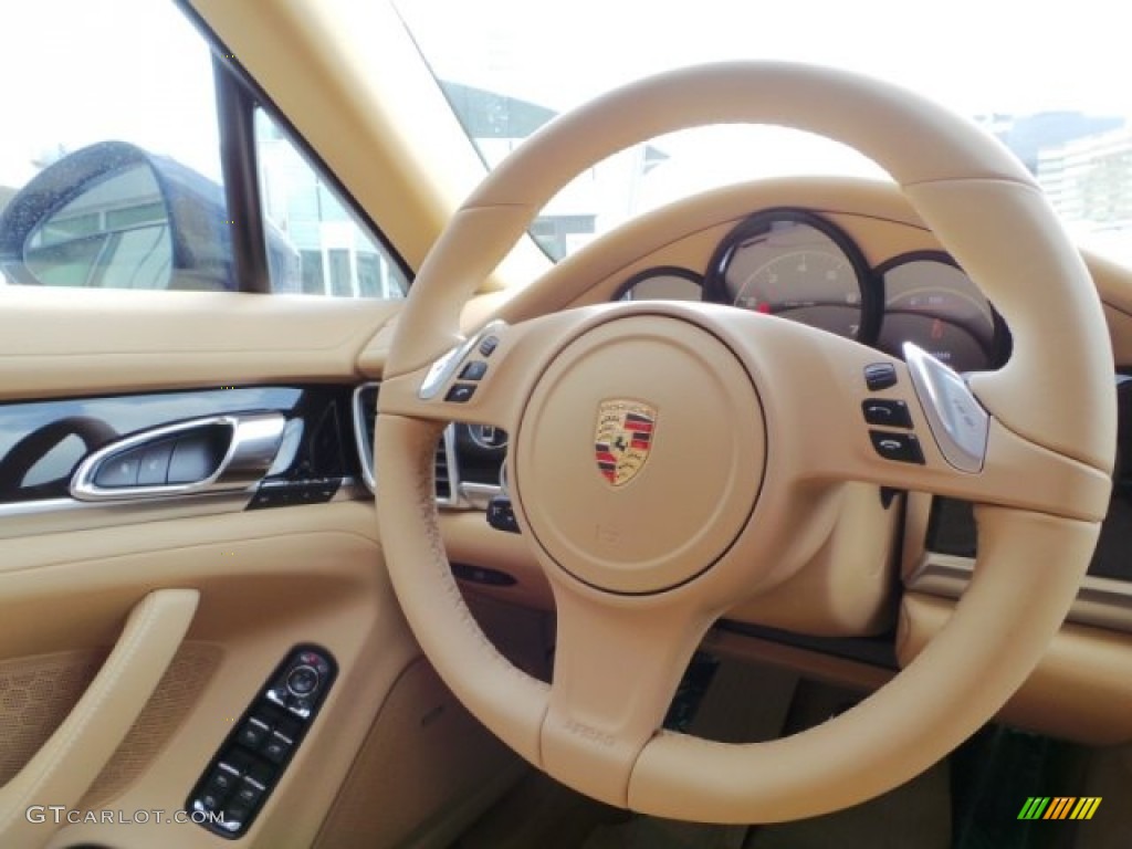 2015 Panamera  - Dark Blue Metallic / Luxor Beige photo #28