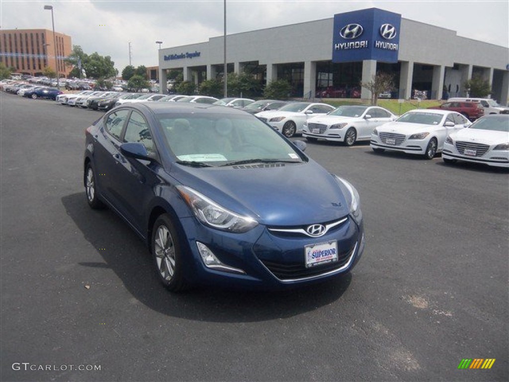 2016 Elantra SE - Blue / Beige photo #1