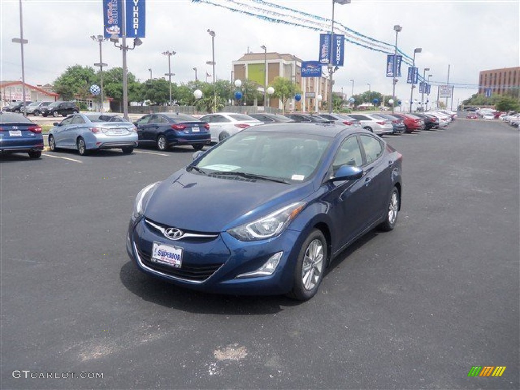 2016 Elantra SE - Blue / Beige photo #3