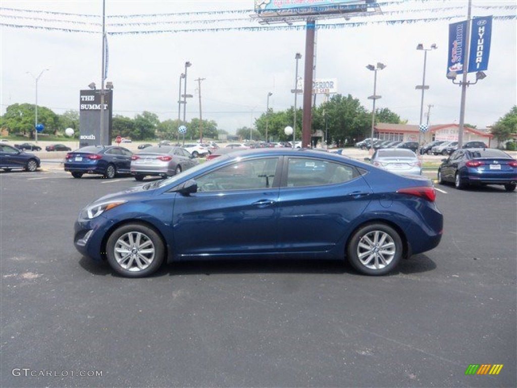 2016 Elantra SE - Blue / Beige photo #5