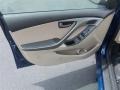 Beige 2016 Hyundai Elantra SE Door Panel