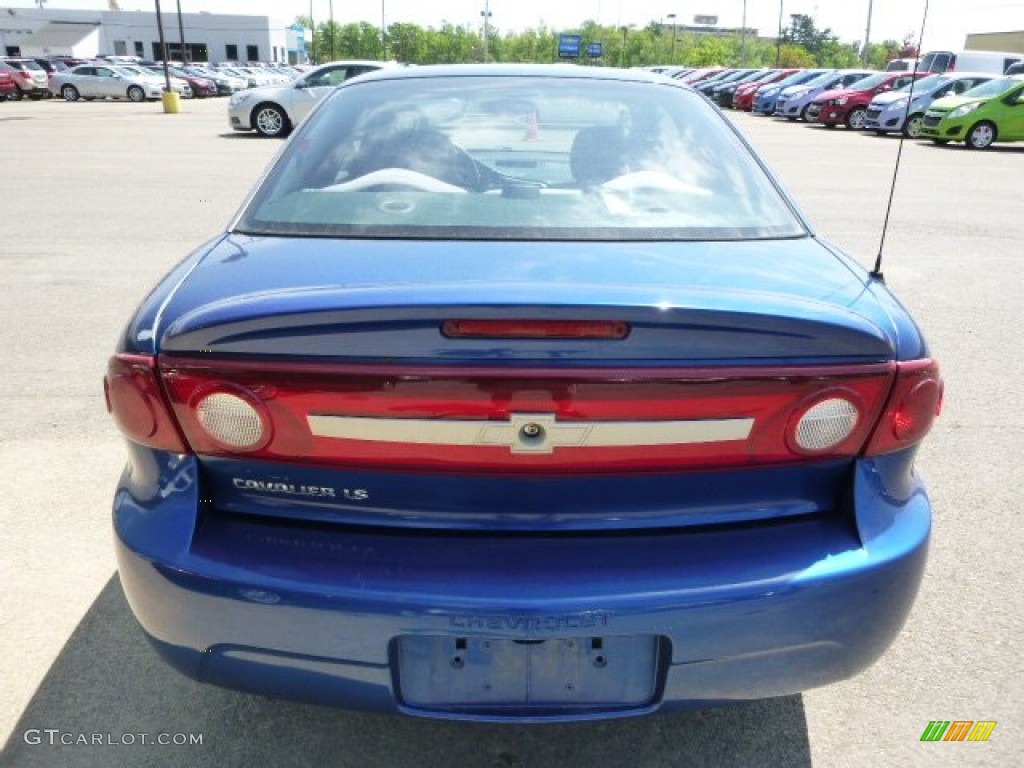 2003 Cavalier LS Coupe - Arrival Blue Metallic / Graphite Gray photo #3