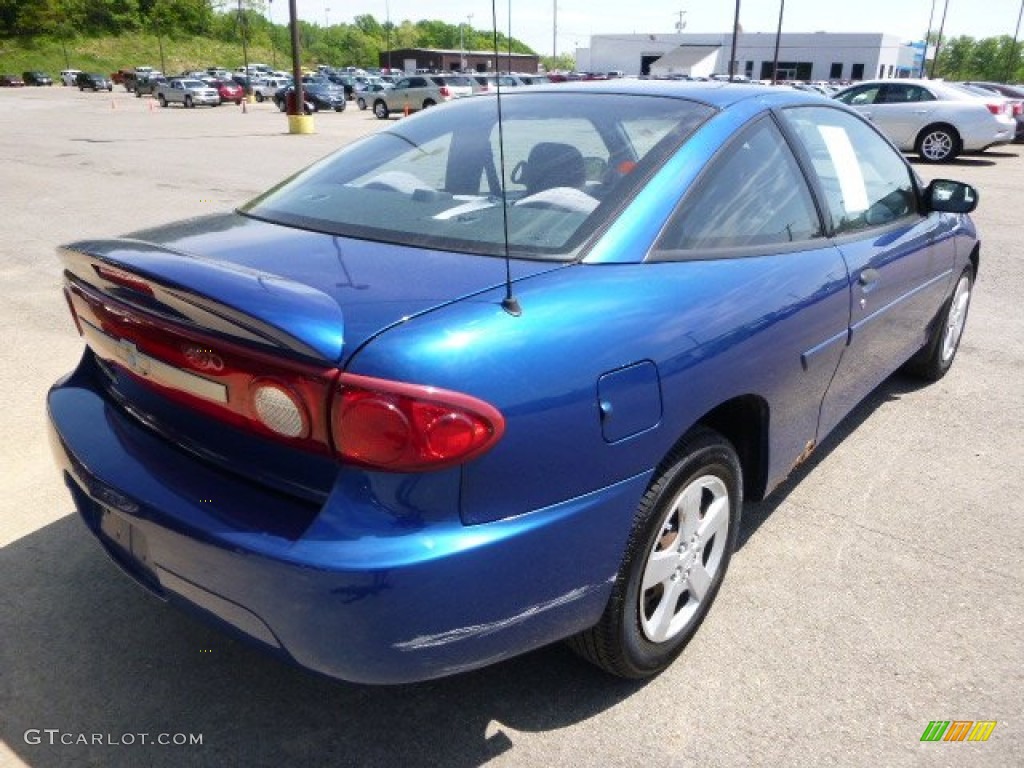 2003 Cavalier LS Coupe - Arrival Blue Metallic / Graphite Gray photo #4