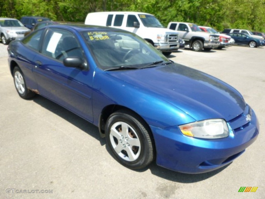 2003 Cavalier LS Coupe - Arrival Blue Metallic / Graphite Gray photo #5