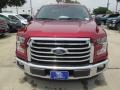 2015 Ruby Red Metallic Ford F150 XLT SuperCrew  photo #9