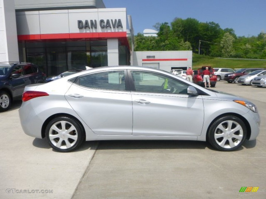 2012 Elantra Limited - Silver / Black photo #3
