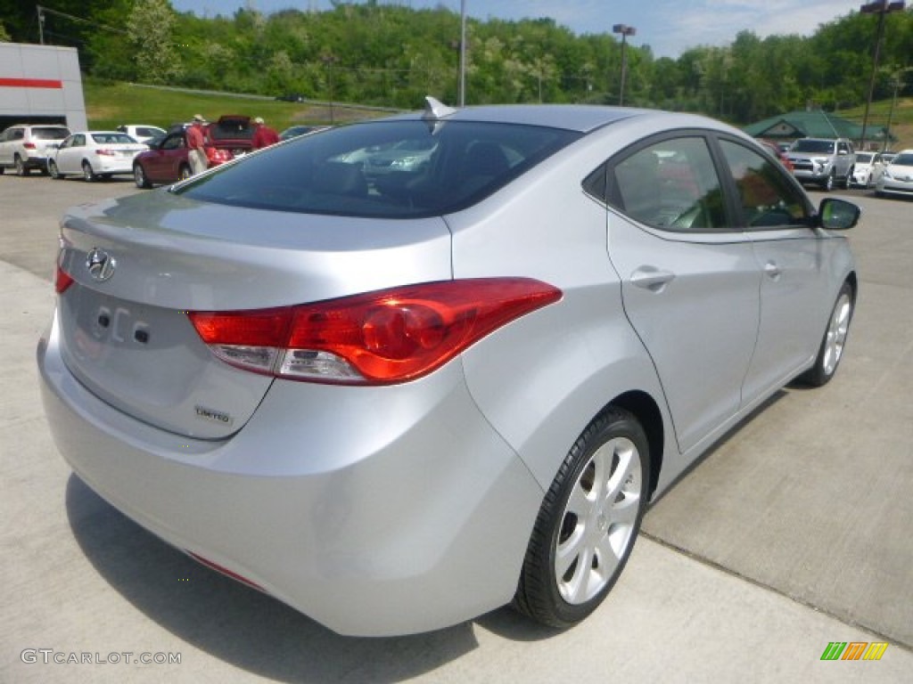 2012 Elantra Limited - Silver / Black photo #4