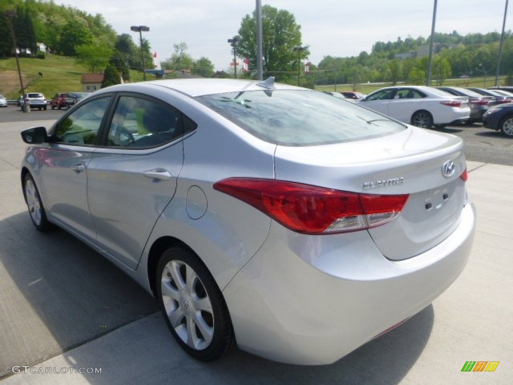 2012 Elantra Limited - Silver / Black photo #6