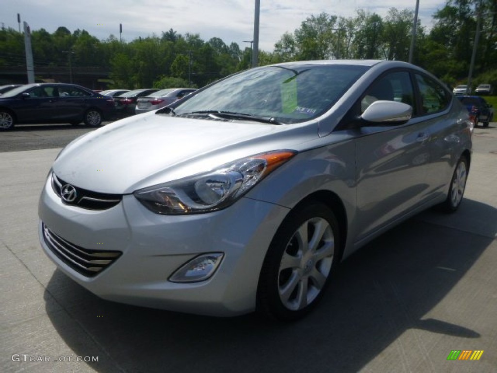 2012 Elantra Limited - Silver / Black photo #7