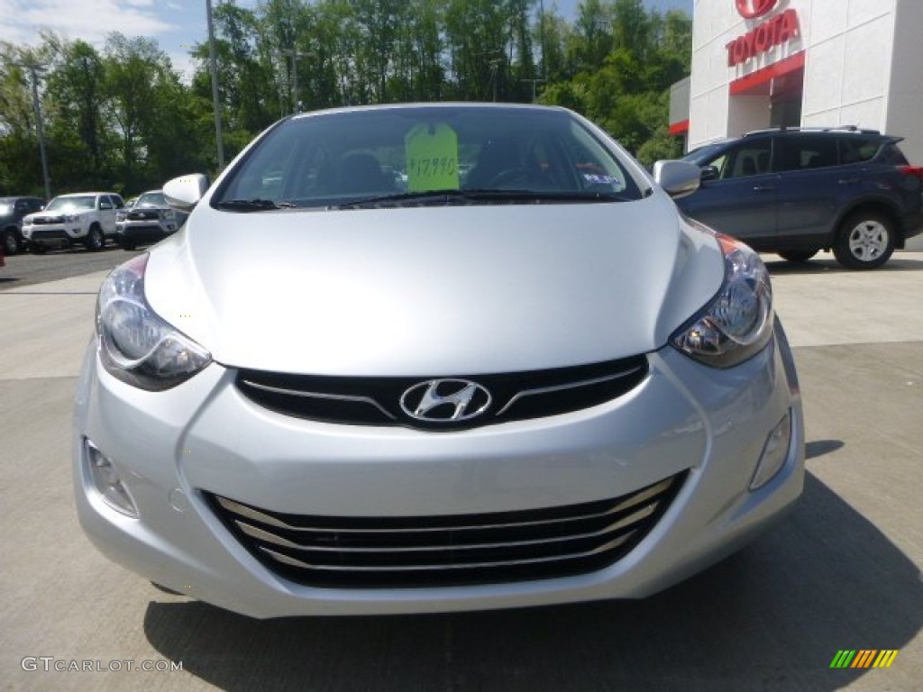 2012 Elantra Limited - Silver / Black photo #9