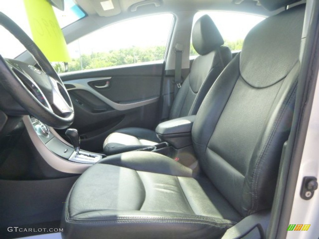 2012 Elantra Limited - Silver / Black photo #10