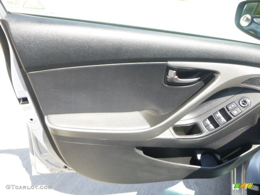 2012 Elantra Limited - Silver / Black photo #13