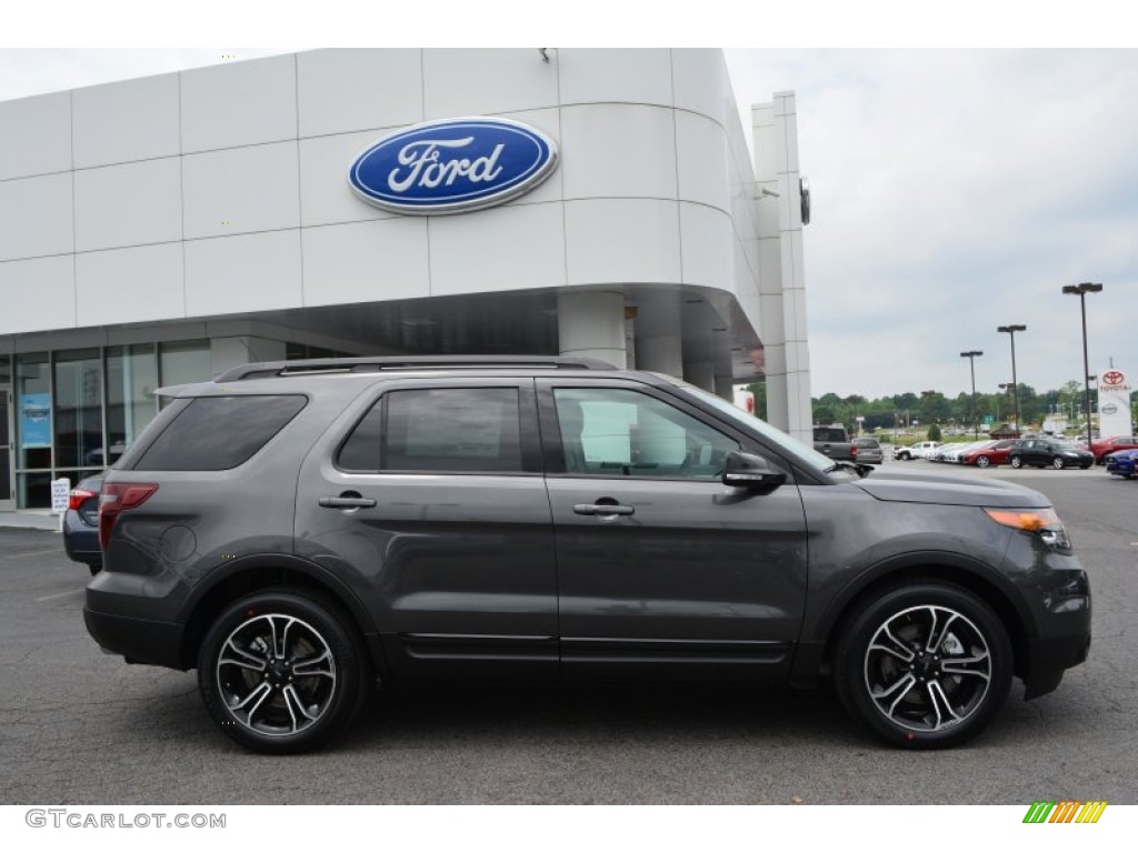 2015 Explorer Sport 4WD - Magnetic / Sport Charcoal Black photo #2