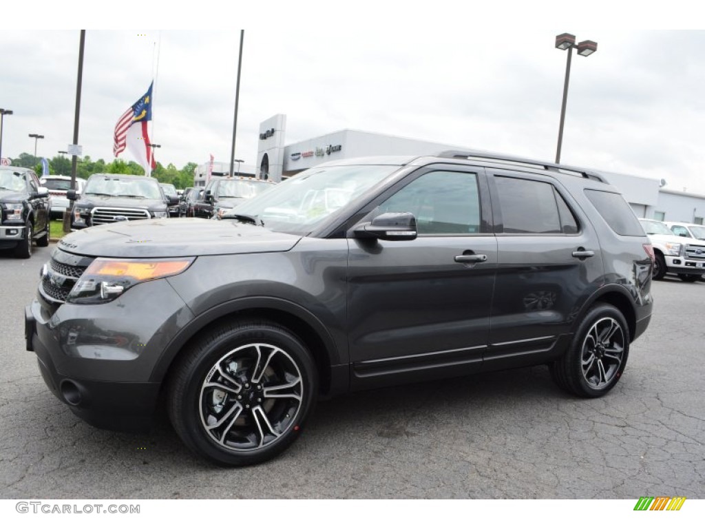 2015 Explorer Sport 4WD - Magnetic / Sport Charcoal Black photo #3