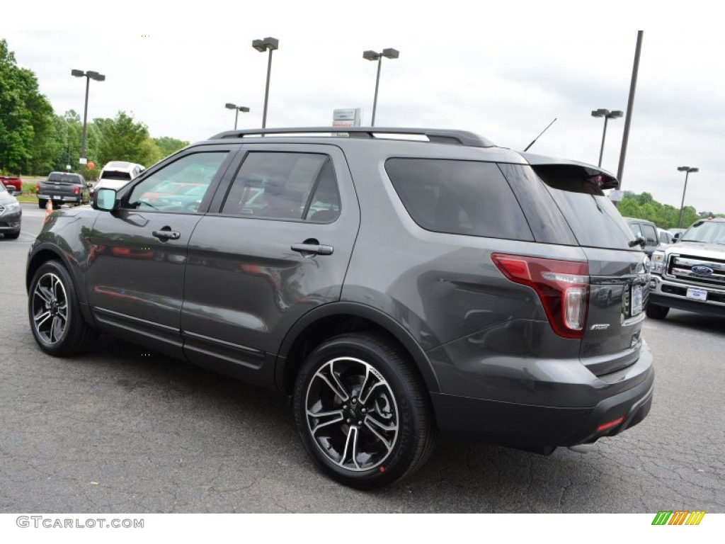 2015 Explorer Sport 4WD - Magnetic / Sport Charcoal Black photo #26
