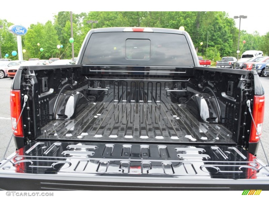 2015 F150 XLT SuperCrew - Tuxedo Black Metallic / Black photo #7