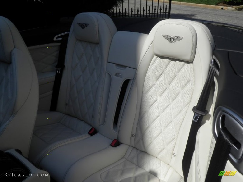 2014 Bentley Continental GTC Speed Rear Seat Photo #104009146