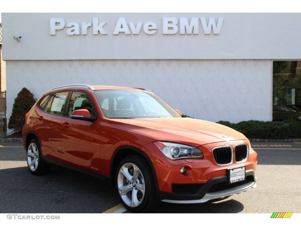 Valencia Orange BMW X1