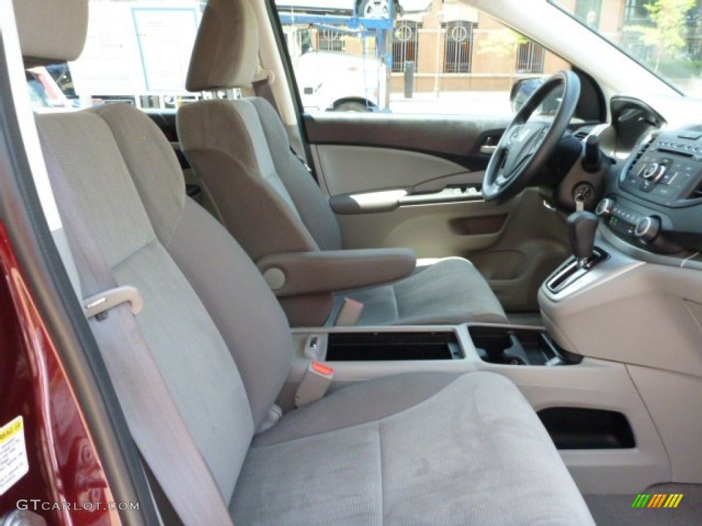 2012 CR-V LX 4WD - Basque Red Pearl II / Gray photo #18