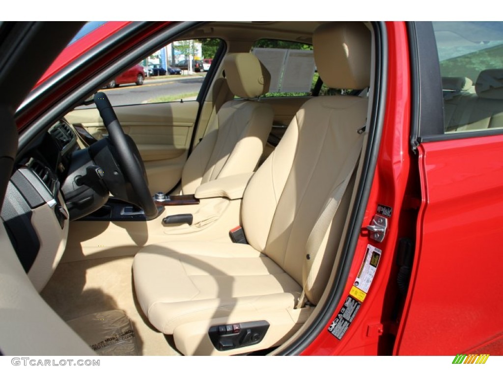 2013 3 Series 328i xDrive Sedan - Melbourne Red Metallic / Venetian Beige photo #14