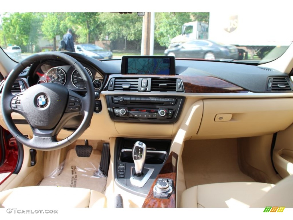 2013 3 Series 328i xDrive Sedan - Melbourne Red Metallic / Venetian Beige photo #16