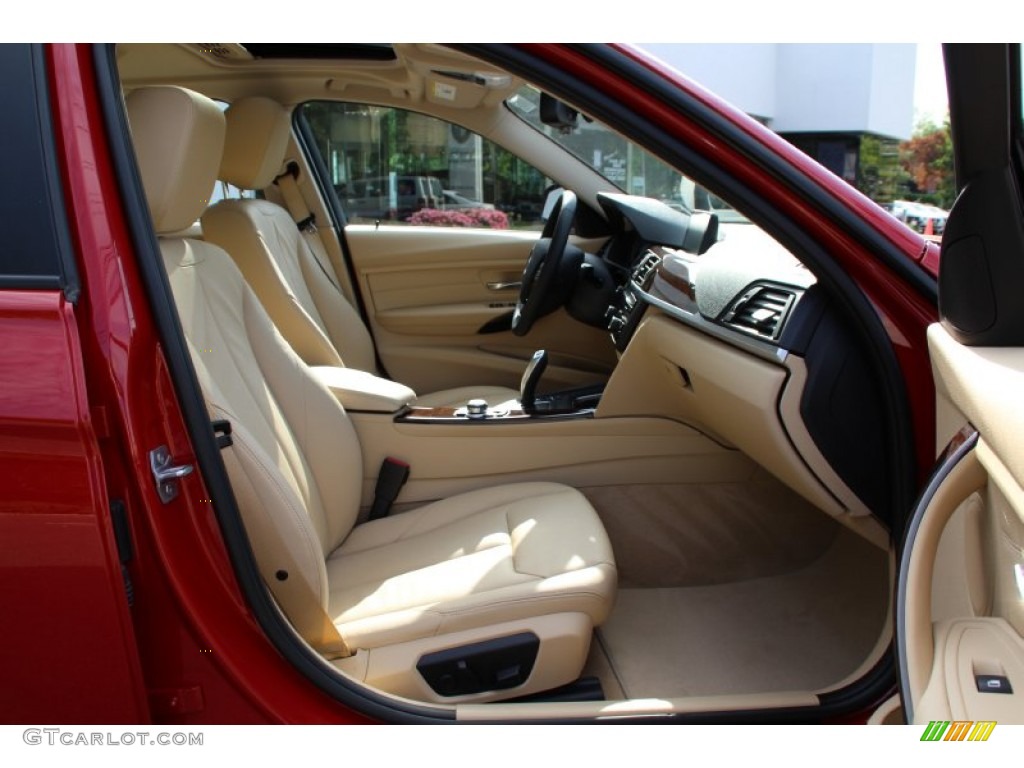 2013 3 Series 328i xDrive Sedan - Melbourne Red Metallic / Venetian Beige photo #29