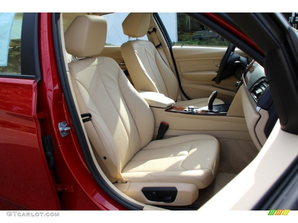 2013 3 Series 328i xDrive Sedan - Melbourne Red Metallic / Venetian Beige photo #30