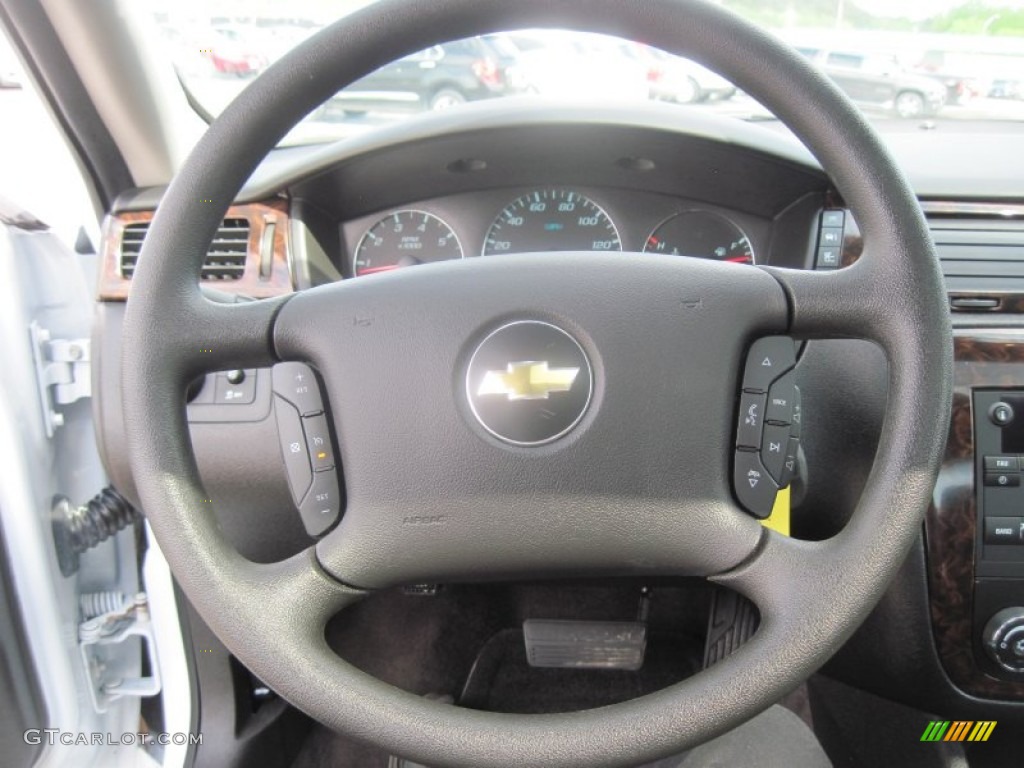 2015 Chevrolet Impala Limited LT Jet Black Steering Wheel Photo #104013103