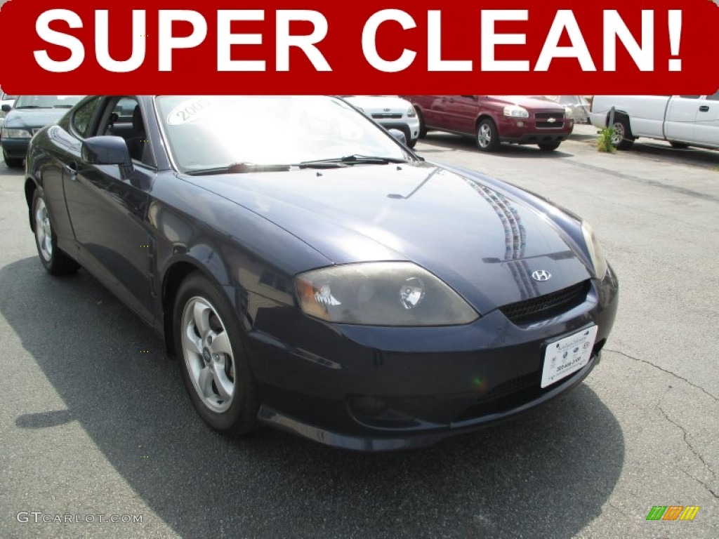 2005 Tiburon GS - Moonlit Blue / Black photo #1
