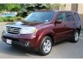 2013 Dark Cherry Pearl Honda Pilot EX-L 4WD  photo #7