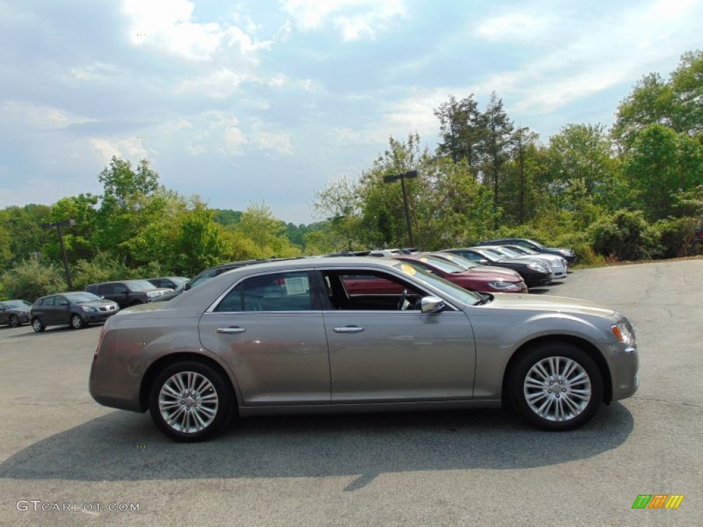 2014 300 C AWD - Pewter Grey Pearl Coat / Black photo #2