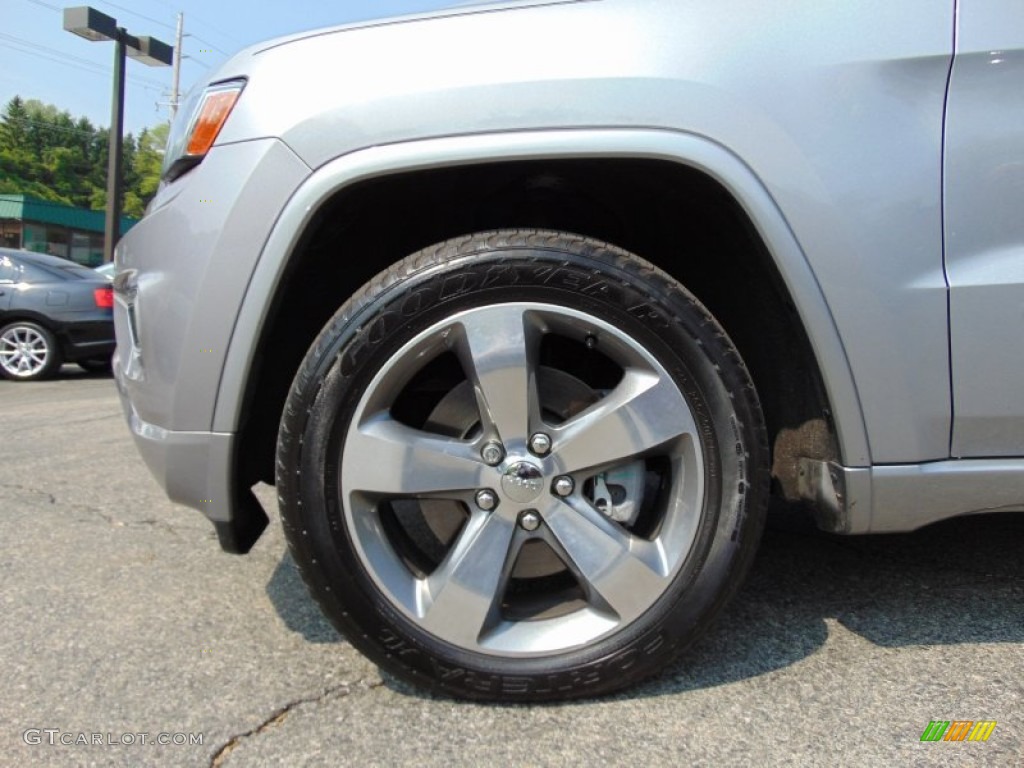 2014 Grand Cherokee Overland 4x4 - Billet Silver Metallic / Overland Nepal Jeep Brown Light Frost photo #13