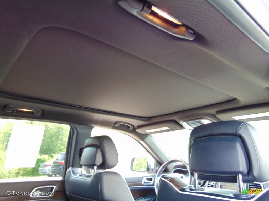 2014 Grand Cherokee Overland 4x4 - Billet Silver Metallic / Overland Nepal Jeep Brown Light Frost photo #29