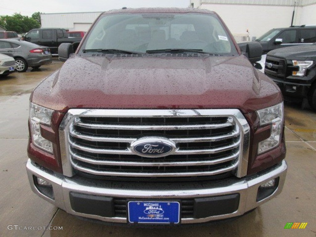 2015 F150 XLT SuperCrew - Bronze Fire Metallic / Medium Light Camel photo #8