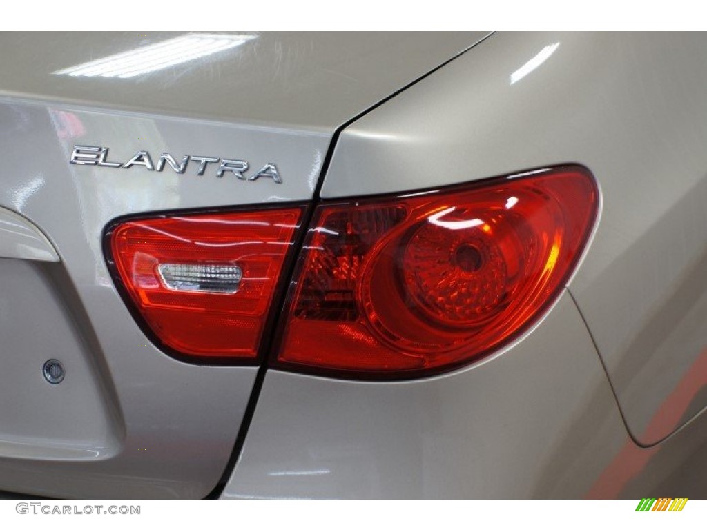 2009 Elantra GLS Sedan - Laguna Sand / Beige photo #49