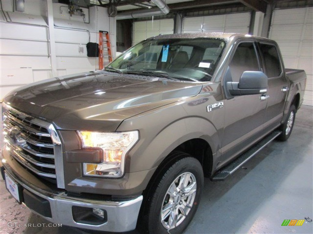 2015 F150 XLT SuperCrew - Caribou Metallic / Medium Light Camel photo #3