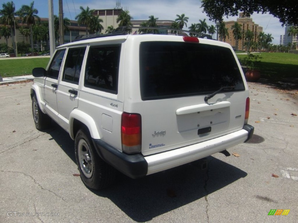 2001 Cherokee Sport 4x4 - Stone White / Agate photo #3