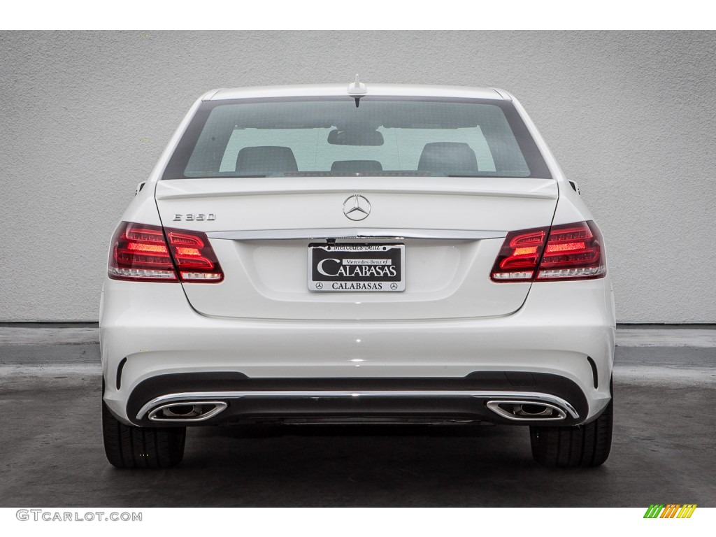 2016 E 350 Sedan - Polar White / Black photo #3