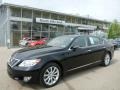 Obsidian Black 2010 Lexus LS 460 L AWD