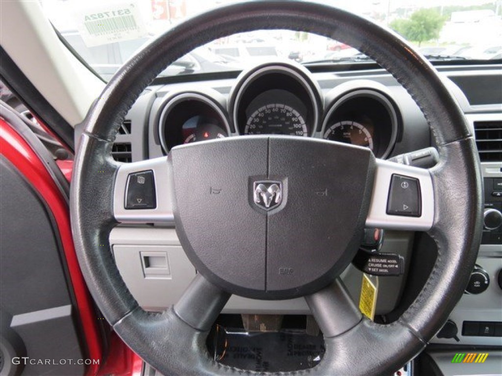 2010 Nitro SXT - Inferno Red Crystal Pearl / Dark Slate Gray/Light Slate Gray photo #23