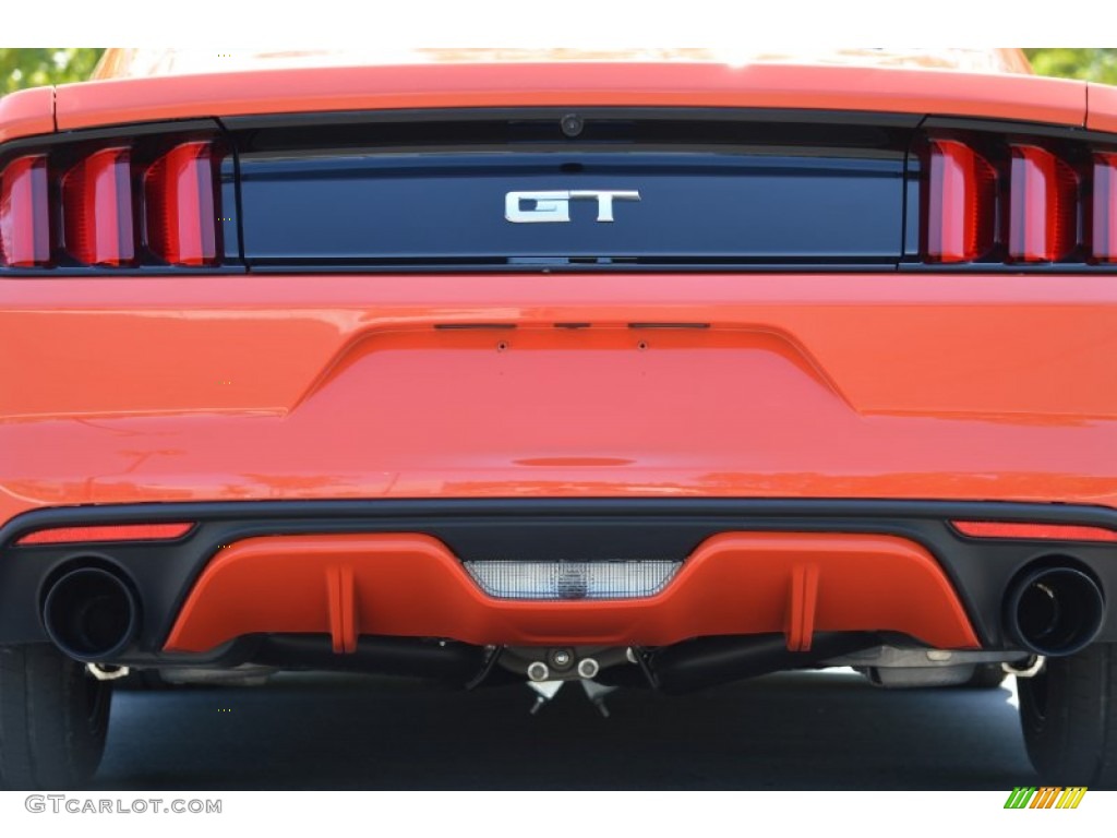 2015 Mustang GT Premium Coupe - Competition Orange / Ebony photo #18