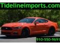 2015 Competition Orange Ford Mustang GT Premium Coupe  photo #26