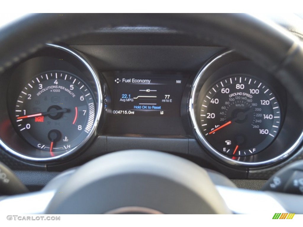 2015 Ford Mustang GT Premium Coupe Gauges Photo #104031182