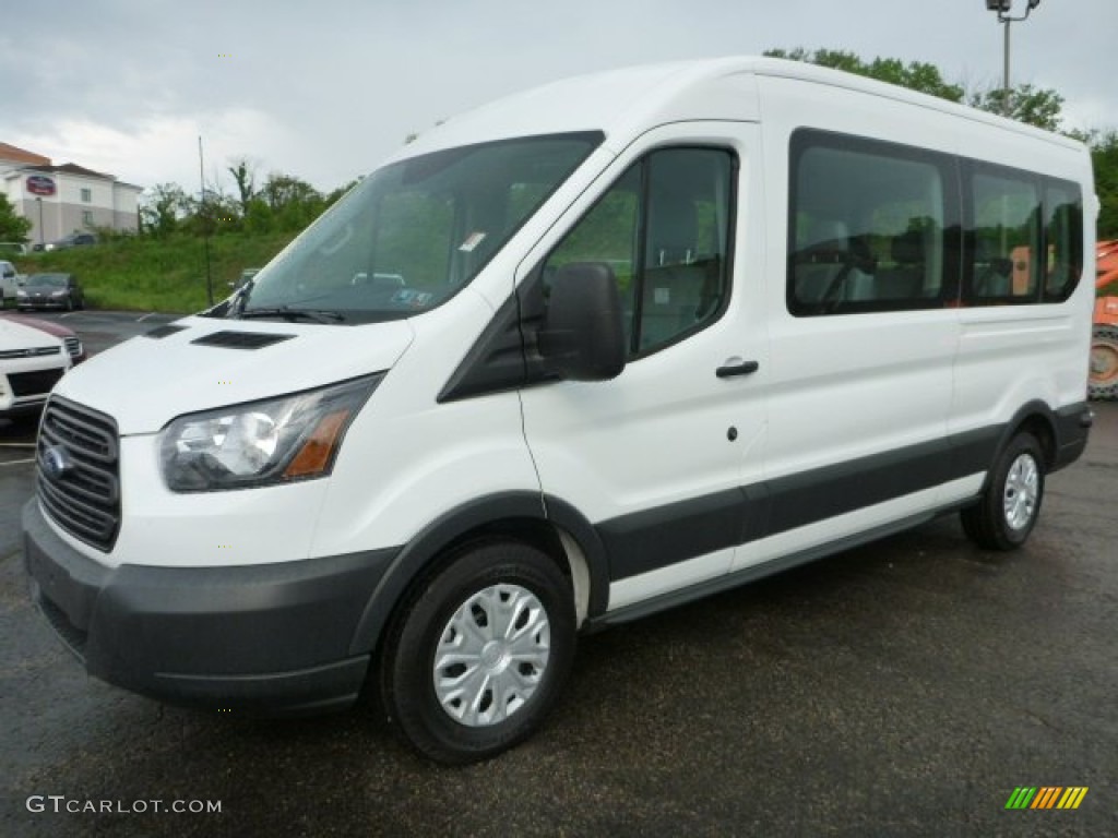 Oxford White 2015 Ford Transit Wagon XLT 350 MR Long Exterior Photo #104039781