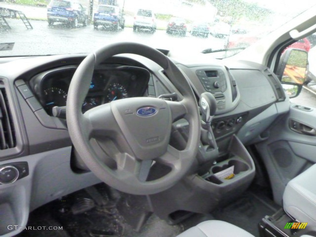 2015 Ford Transit Wagon XLT 350 MR Long Pewter Dashboard Photo #104039919