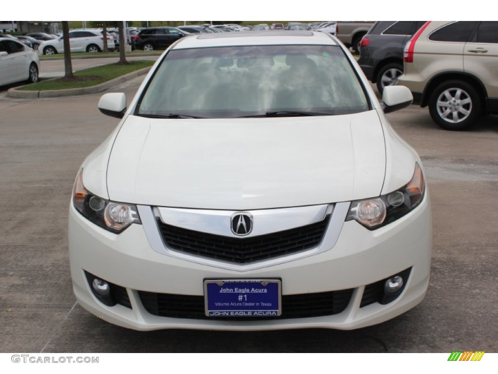 2009 TSX Sedan - Premium White Pearl / Parchment photo #5