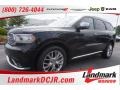 Brilliant Black Crystal Pearl 2015 Dodge Durango Citadel