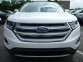 White Platinum Metallic 2015 Ford Edge SEL AWD Exterior