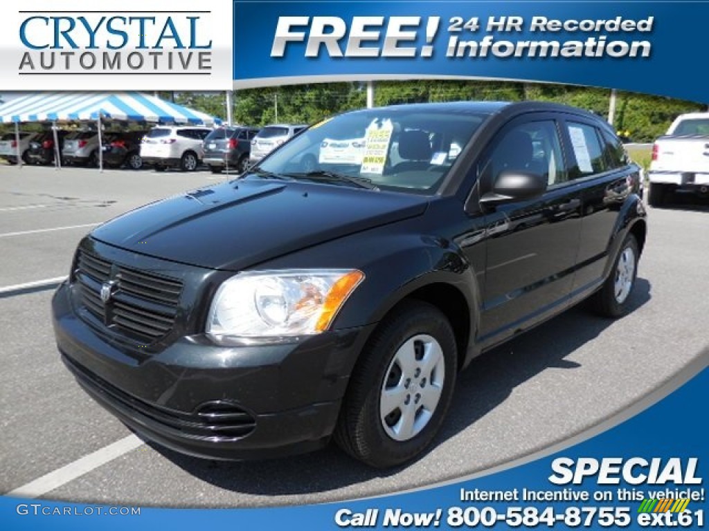 2011 Caliber Express - Brilliant Black Crystal Pearl / Dark Slate Gray photo #1